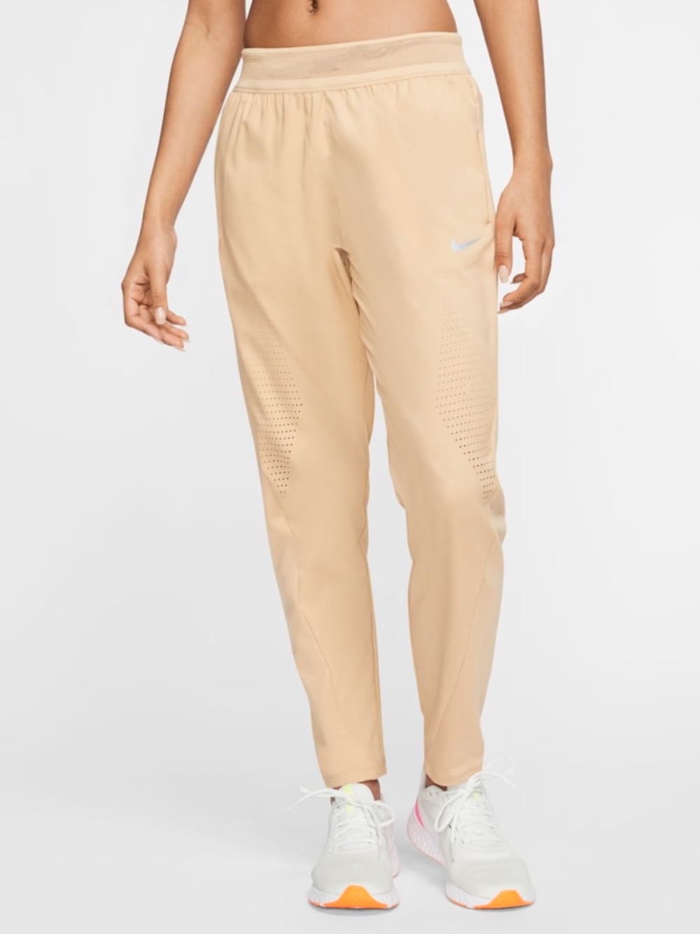 Nike Dri-FIT Essential Women’s Running Trousers – Tan – Size S